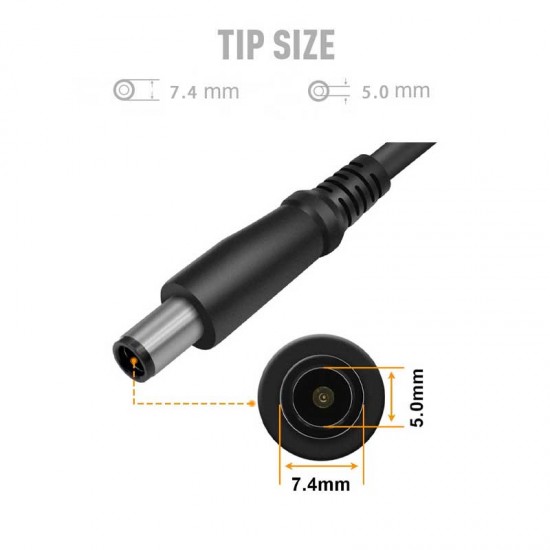 HP 2000 Series Power Adapter - 65W/19.5V/(7.4*5.0mm) HP 2000 Series Power Adapter - 65W/19.5V/(7.4*5.0mm)